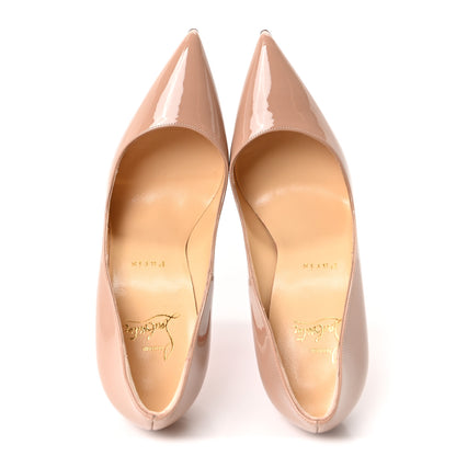 Christian Louboutin Patent So Kate 120 Pumps 37.5 Nude 2 of 9
