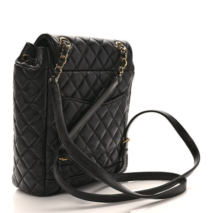 Chanel Lambskin Quilted Small Urban Spirit Backpack Black 3 of 9