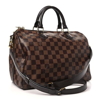 Louis Vuitton Damier Ebene Speedy Bandouliere 30 2 of 10