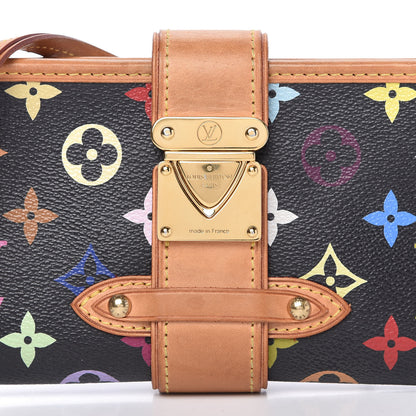 Louis Vuitton Monogram Multicolor Shirley Black 8 of 9
