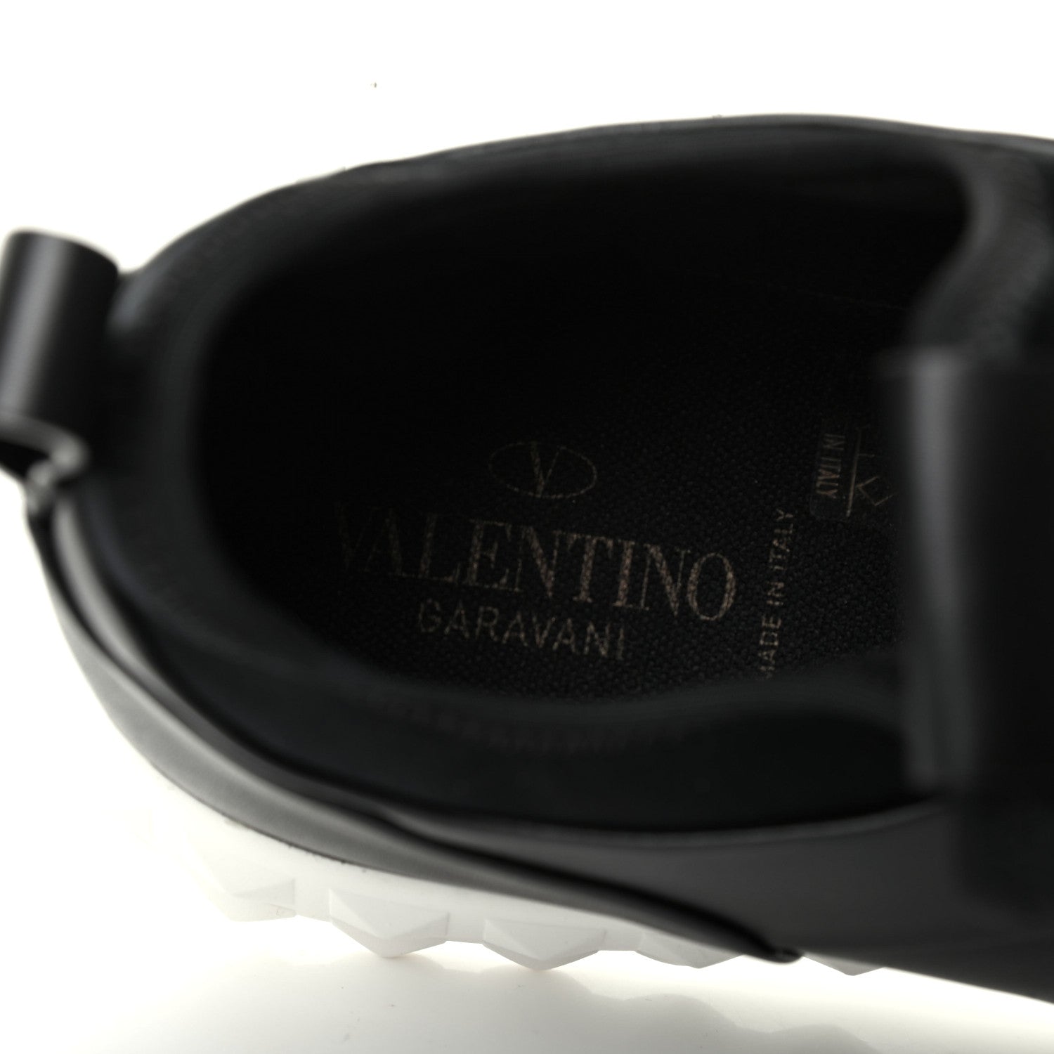 Valentino Garavani Nylon Rubber Calfskin Mens Soul AM Sneakers 39 Black 7 of 10