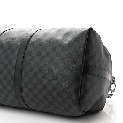 Louis Vuitton Damier Cobalt Keepall Bandouliere 55 9 of 15