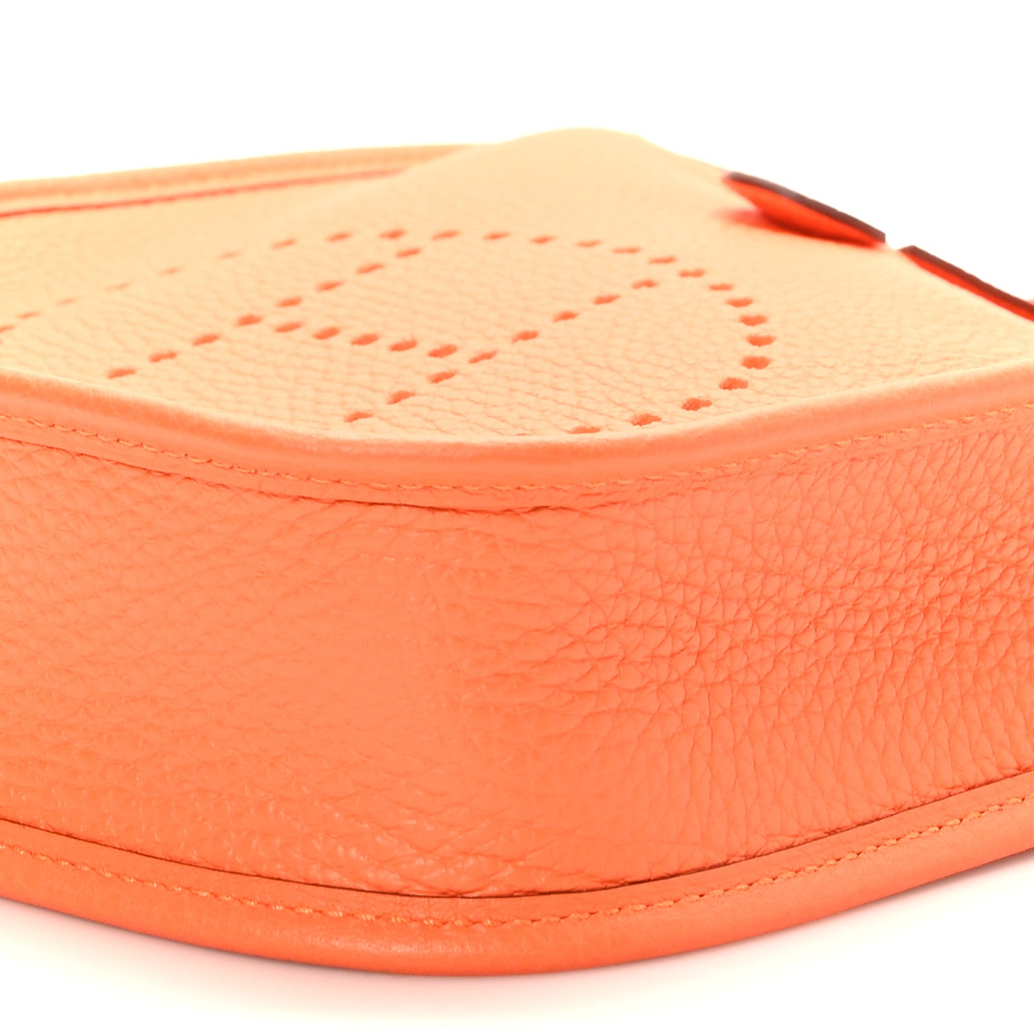 Hermes Taurillon Clemence Evelyne TPM Orange 9 of 10