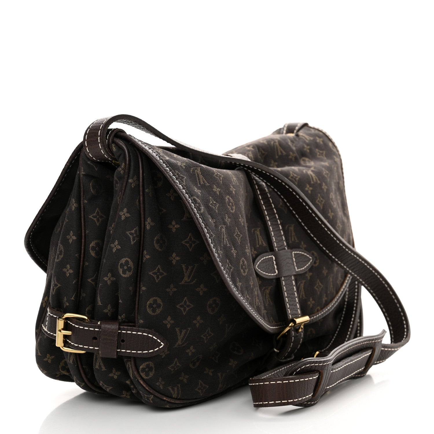 Louis Vuitton Monogram Mini Lin Saumur Ebene 3 of 10