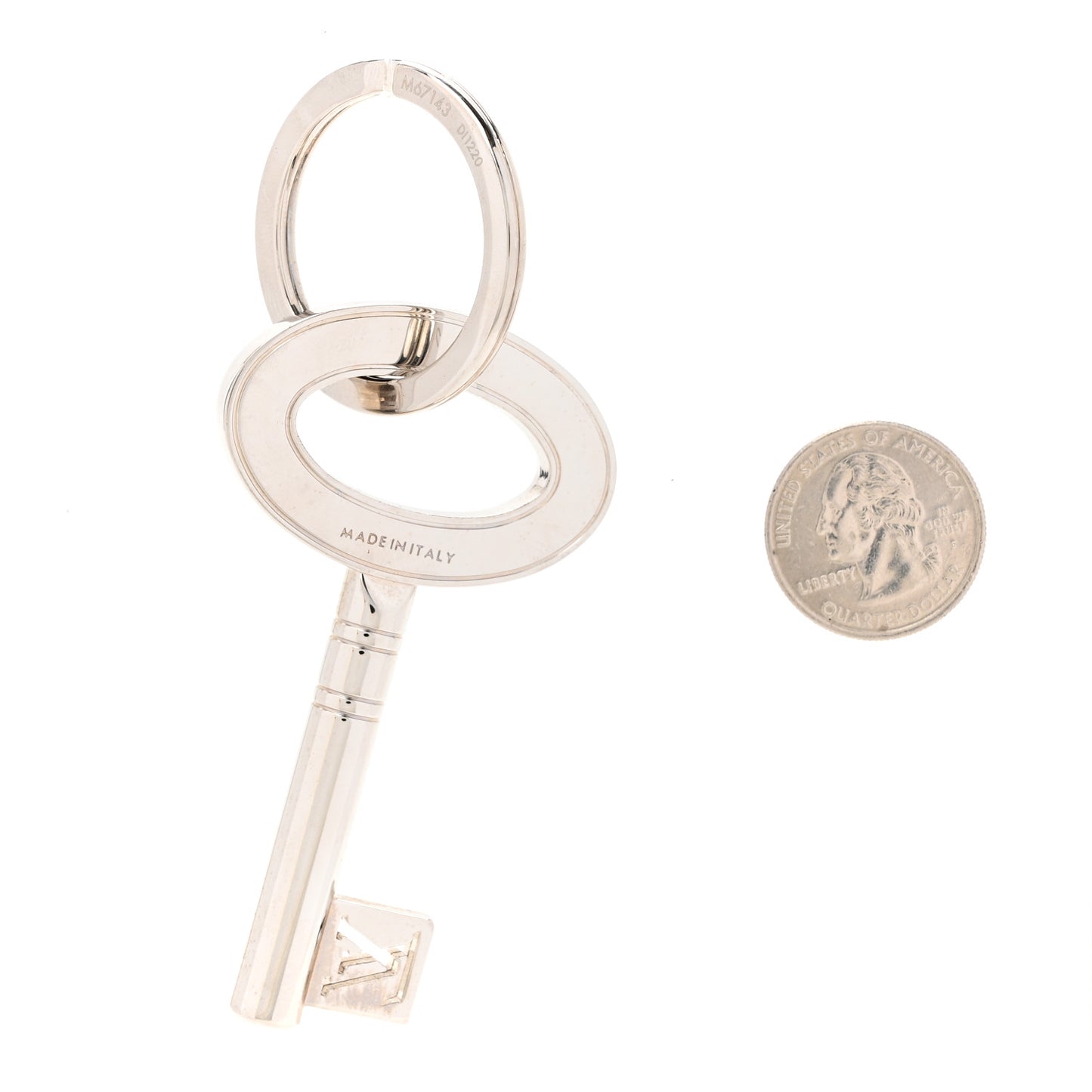 Travel Key Key Holder Silver