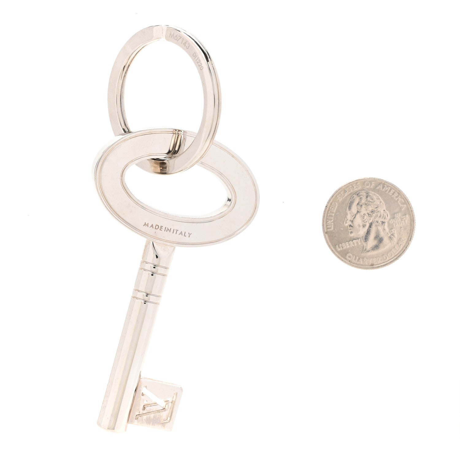 Louis Vuitton Travel Key Key Holder Silver 2 of 3