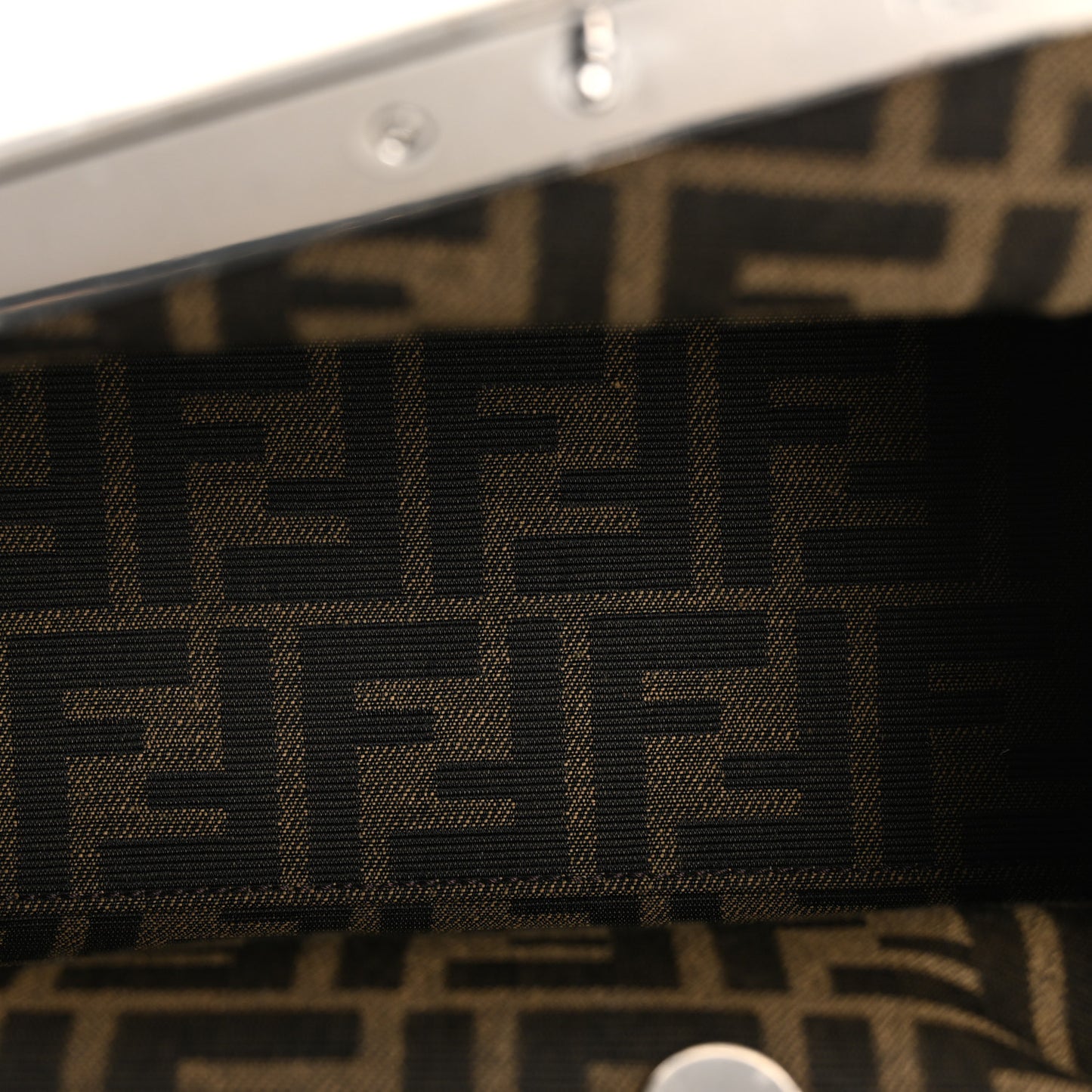 Nappa Suede Striped Inlay Small Fendi First Multicolor