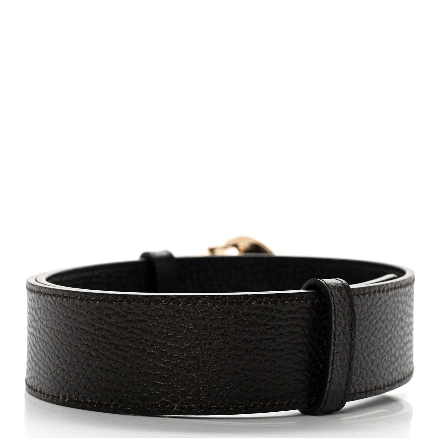 Dollar Calfskin 1973 Reversible Belt 75 30 Black Testa di Moro