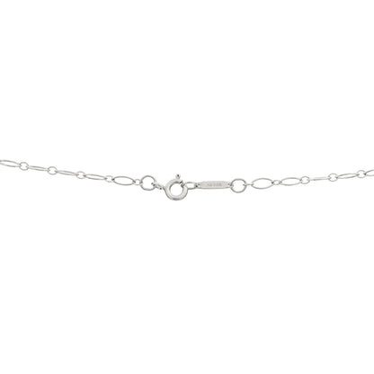 Tiffany Sterling Silver Twist Round Charm Link Necklace 4 of 5