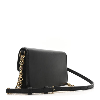 Louis Vuitton Calfskin LV Bloom Wallet On Chain Black 3 of 9