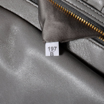 Miu Miu Leather Matelasse Frame Bag Grey 7 of 7