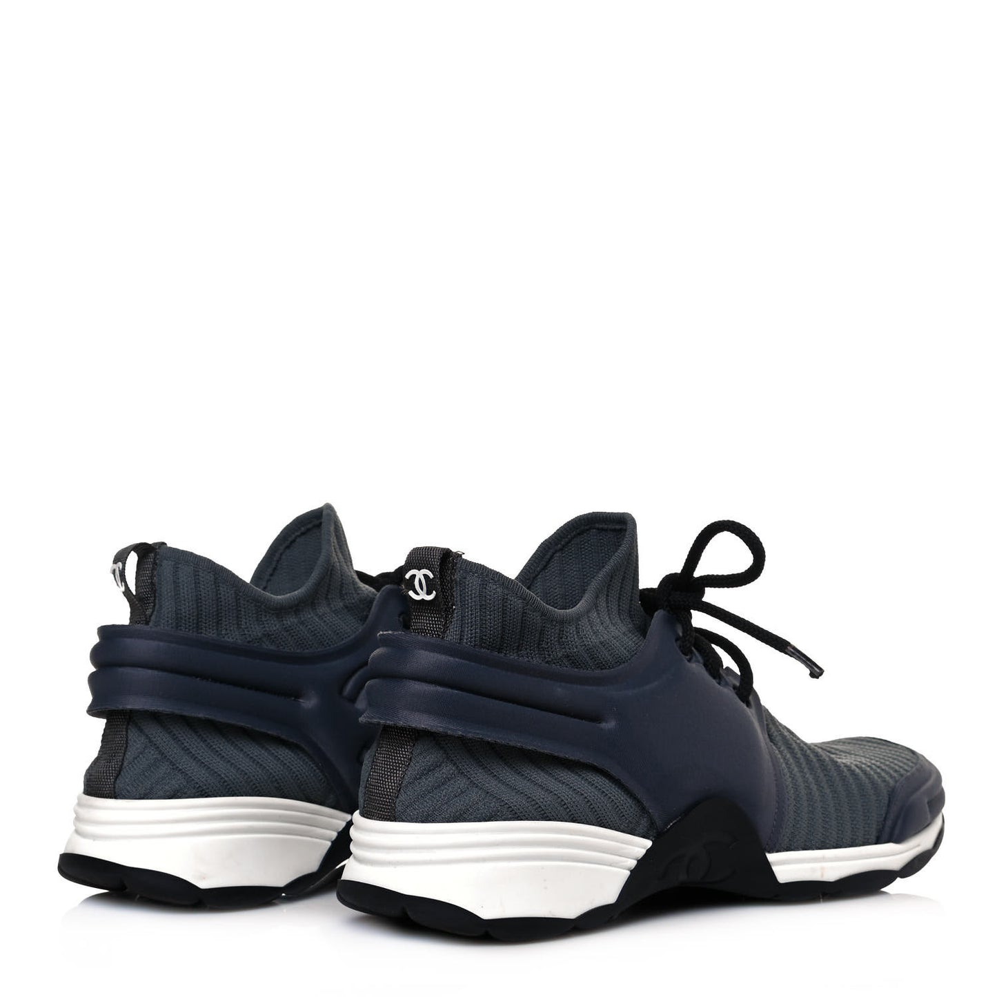 Stretch Fabric CC Sneakers 36.5 Grey