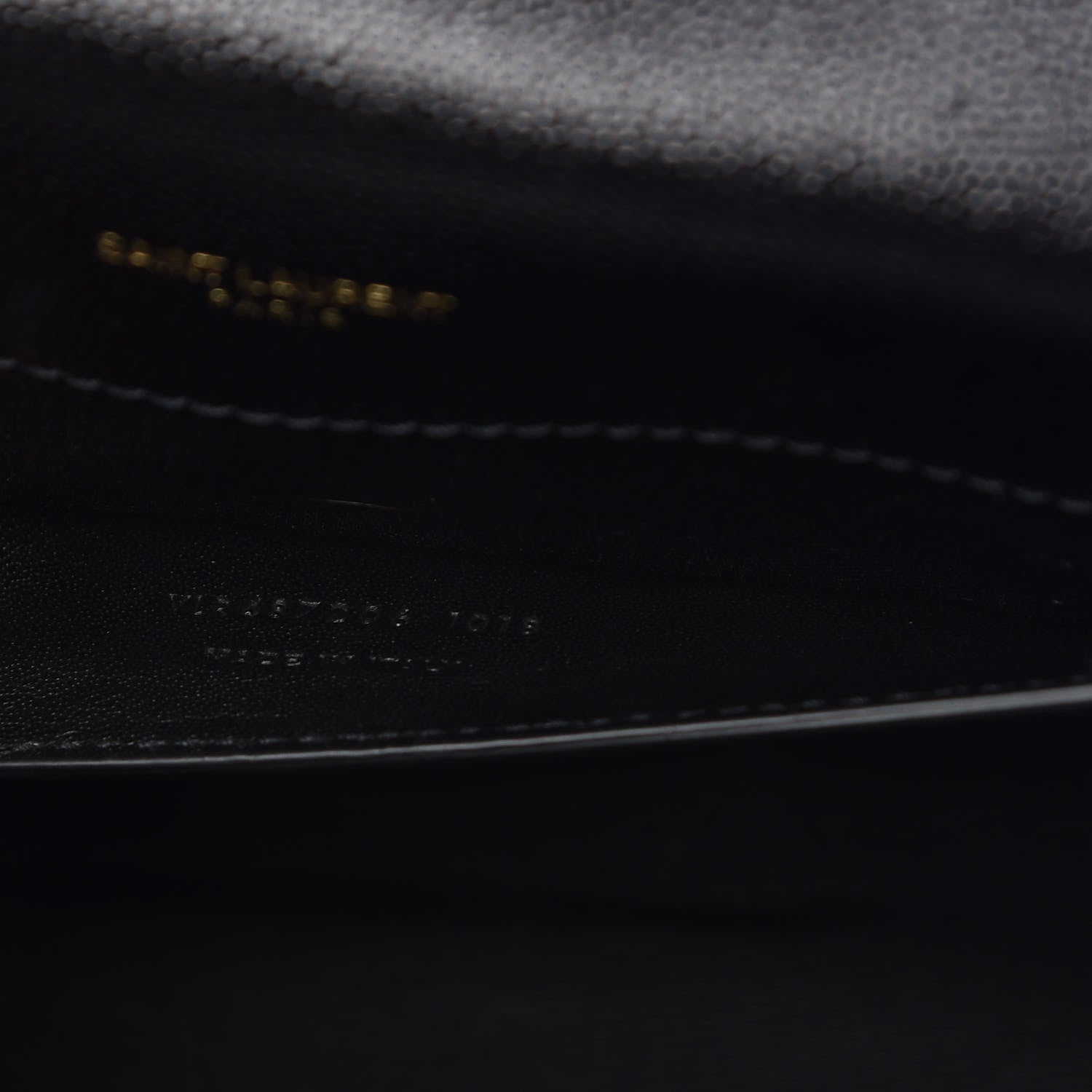 Saint Laurent Grain De Poudre Textured Mixed Matelasse Triquilt Medium Monogram Satchel Black 10 of 10
