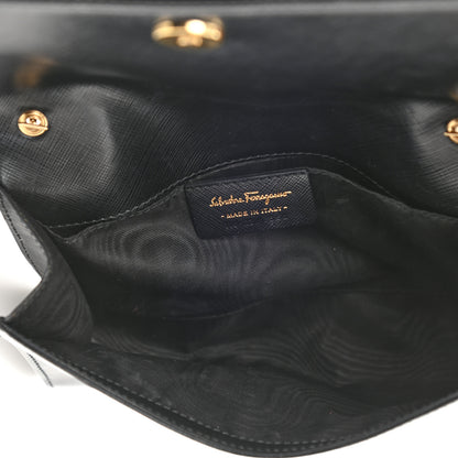 Salvatore Ferragamo Calfskin Vara Bow Mini Bag Black 5 of 7