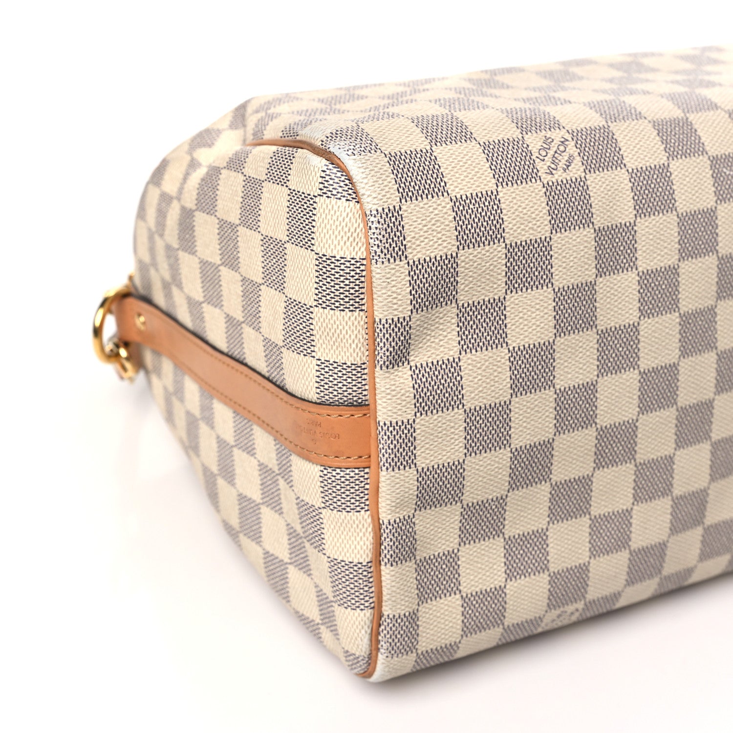 Louis Vuitton Damier Azur Braided Speedy Bandouliere 30 Blue 8 of 12