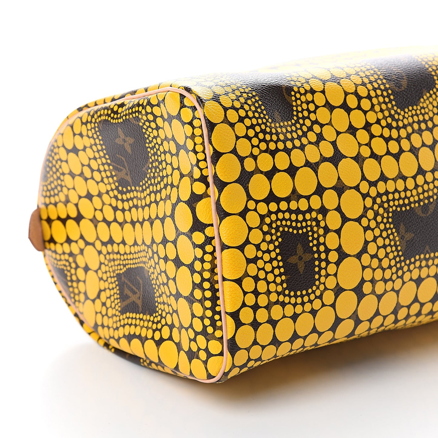 Monogram Kusama Town Speedy 30 Yellow