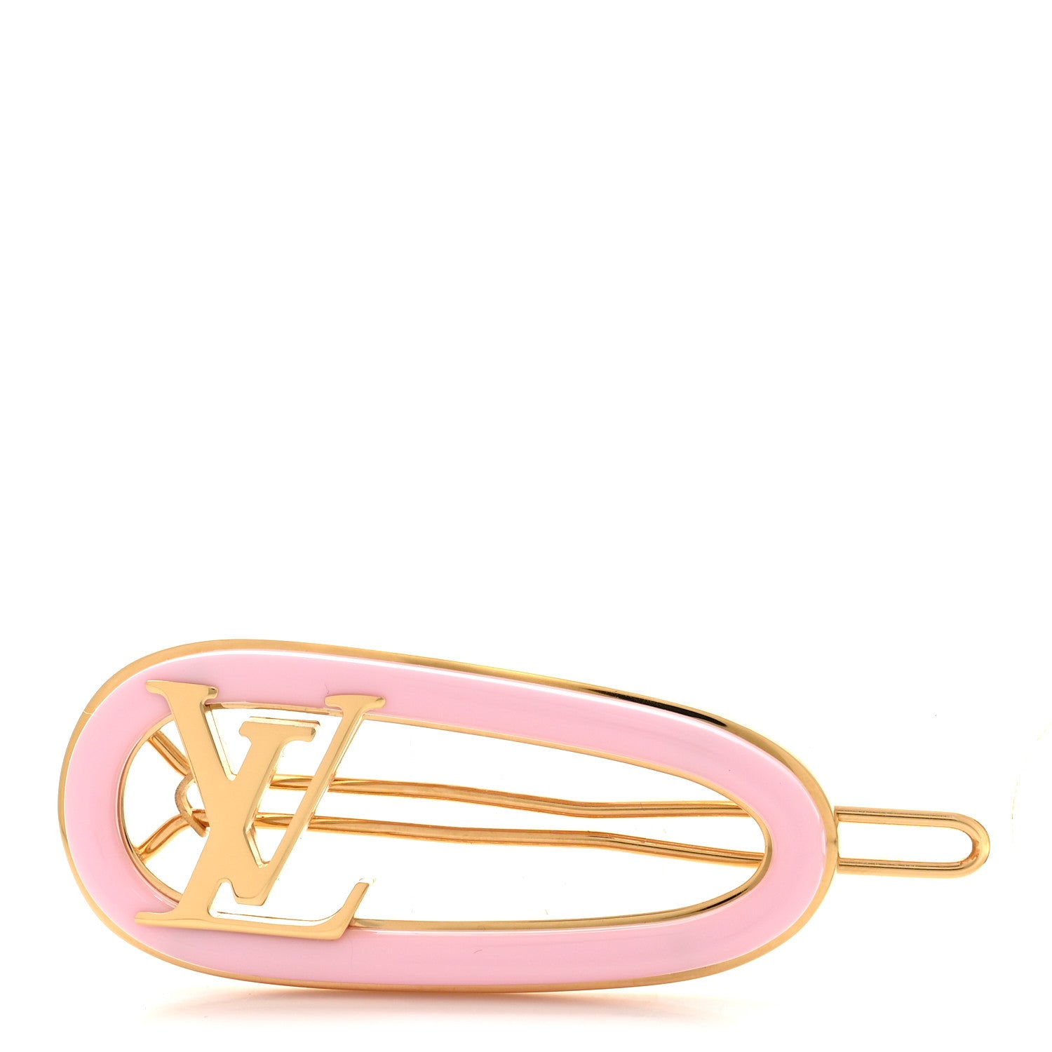 Louis Vuitton Monogram Metal Resin My LV Chain Hair Clip Pink 1 of 5