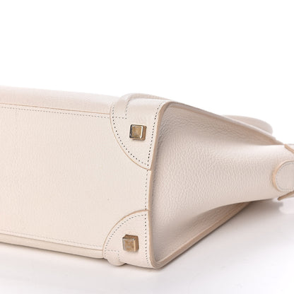 Celine Goatskin Micro Luggage White 19 of 22