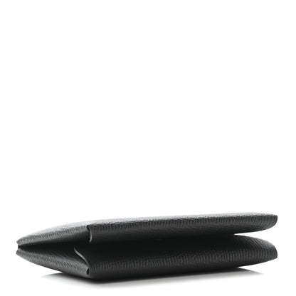 Hermes Epsom Calvi Duo Card Case Black 4 of 7