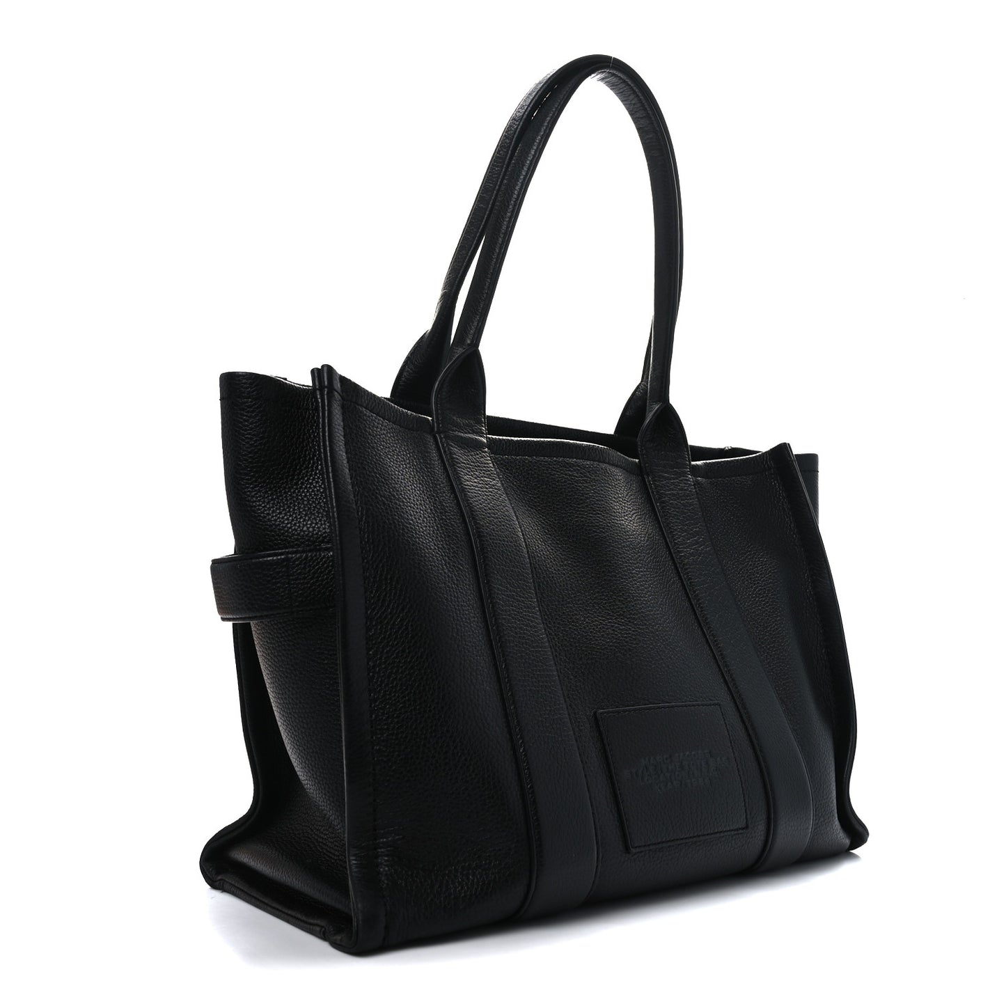 Grained Calfskin Large The Tote Bag Black