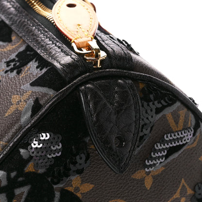 Louis Vuitton Monogram Fleur De Jais Sequins Speedy 30 13 of 13