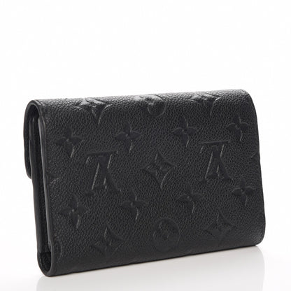 Louis Vuitton Empreinte Compact Curieuse Wallet Black 3 of 8