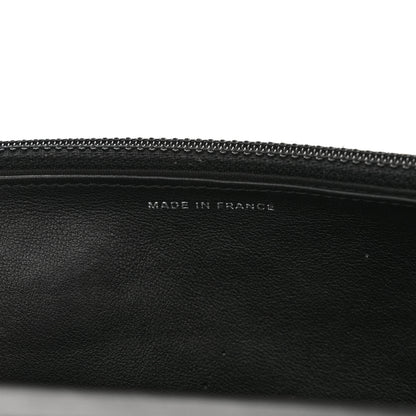 Chanel Calfskin Chevron Quilted Braided Boy Wallet On Chain WOC Black 7 of 14