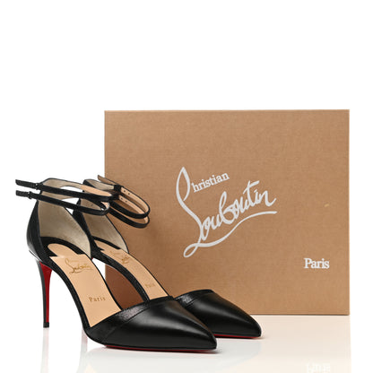 Christian Louboutin Suede Kid Uptown Double 85 Pumps 41.5 Black 9 of 9