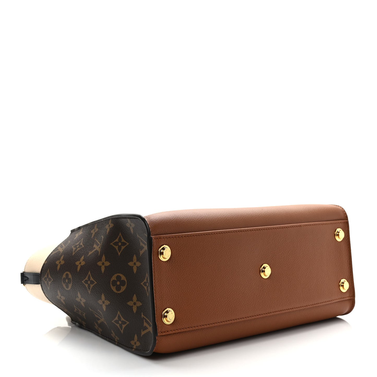 Calfskin Monogram On My Side MM Chataigne