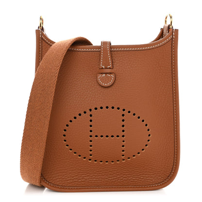 Hermes Taurillon Maurice Evelyne TPM Gold 1 of 11