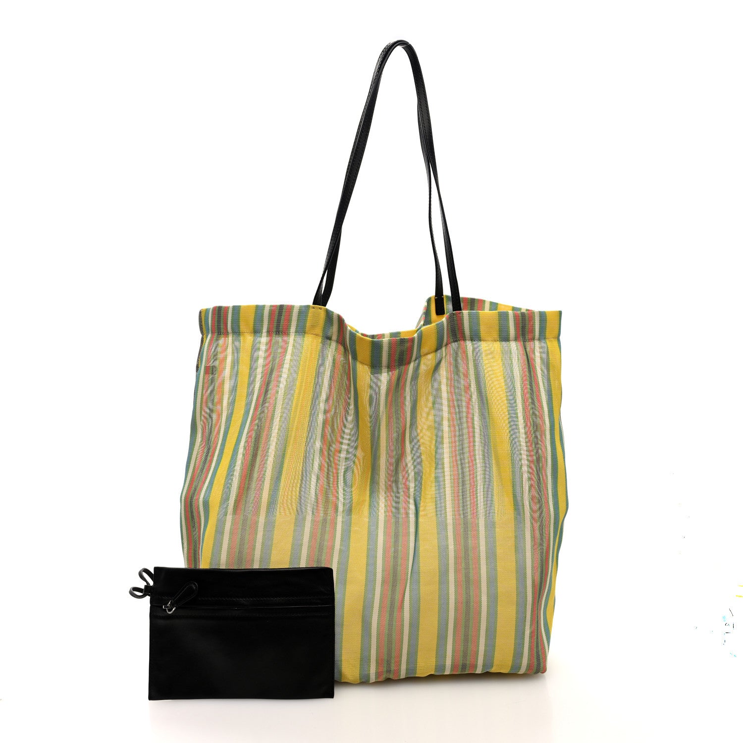 The Row Mesh Saddle Calfskin Barn Tote Bag Multicolor 3 of 10