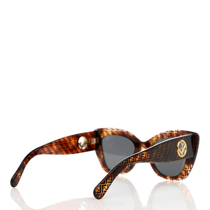 Fendi Acetate F is Fendi FF 51mm Cat Eye Sunglasses 0327/S Tortoise Camouflage 4 of 7