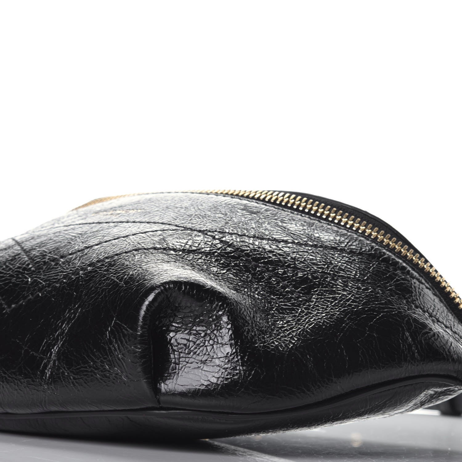 Givenchy Crackle Calfskin ID Belt Bag Black 9 of 9