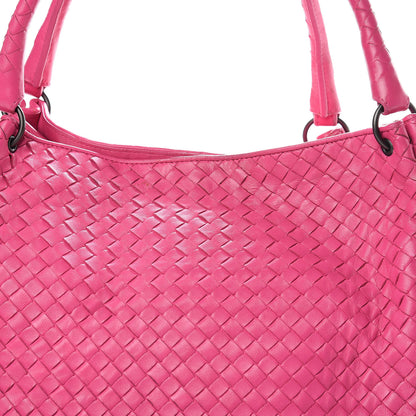 Bottega Veneta Nappa Intrecciato Parachute Bag Rosa Shock 9 of 17