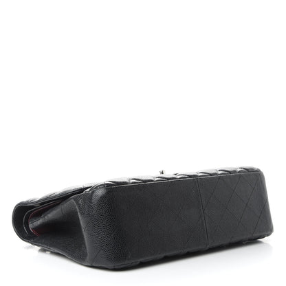 Chanel Caviar Quilted Jumbo Double Flap Black 5 of 12