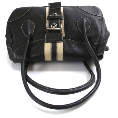 Prada Vitello Daino Stripe Sacca Black 5 of 11