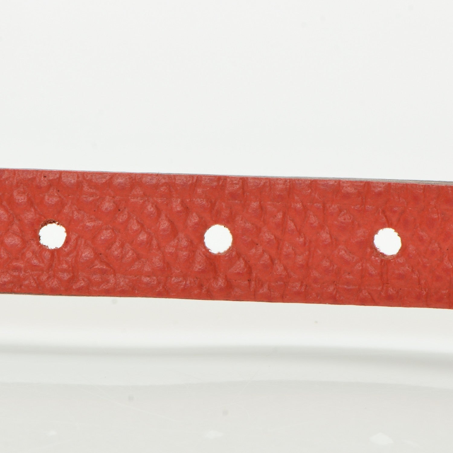 Hermes Swift Epsom Behapi Double Tour Reversible Bracelet XS Vermilion Rose Jaipur 4 of 6