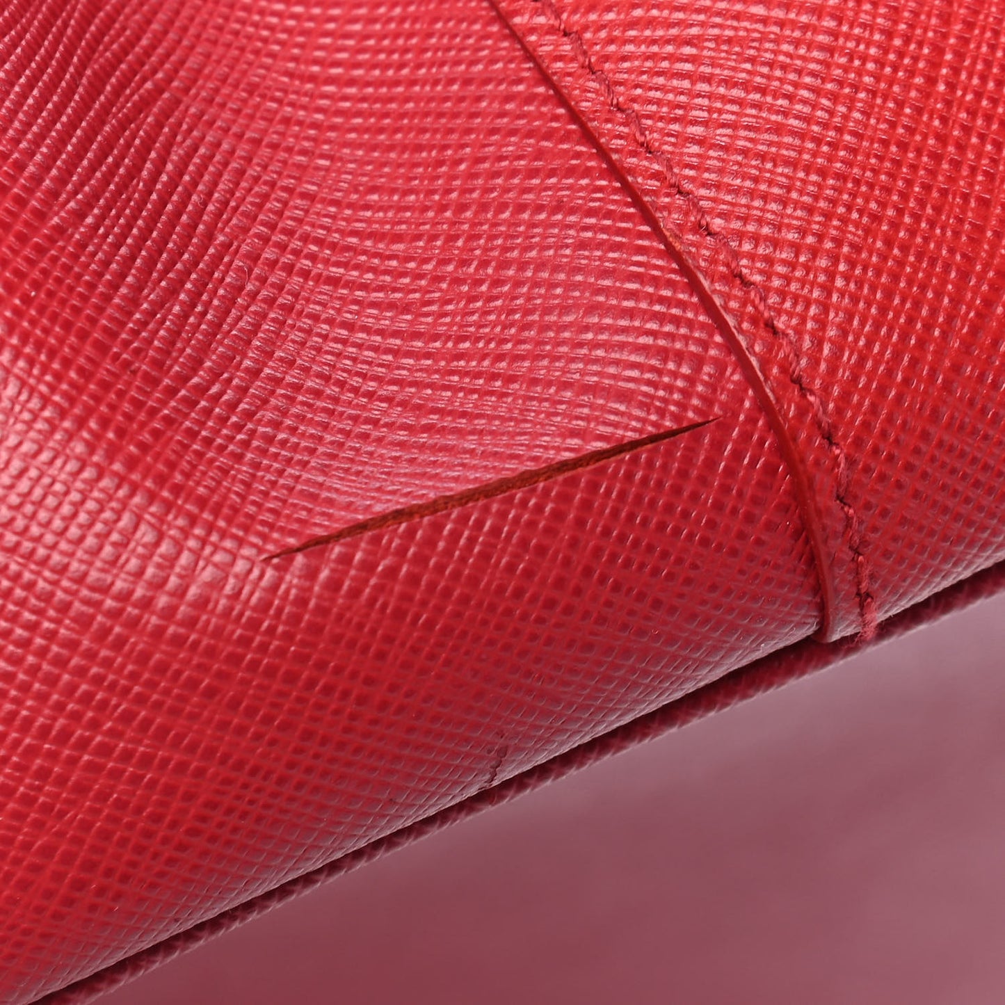 Saffiano Medium Galleria Double Zip Tote Fuoco