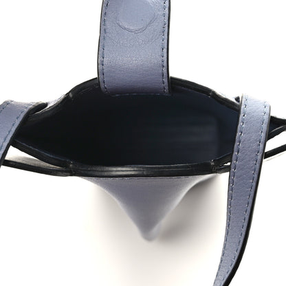Loewe Calfskin Elephant Pouch Crossbody Bag Stone Blue 5 of 10