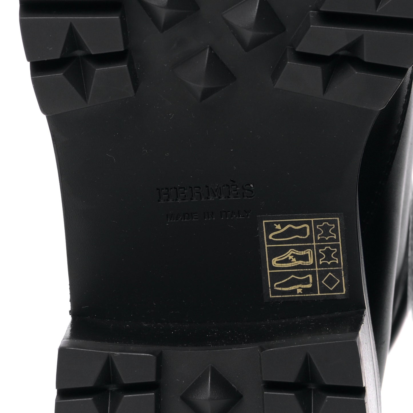 Calfskin Bridge Ankle Boots 38.5 Black