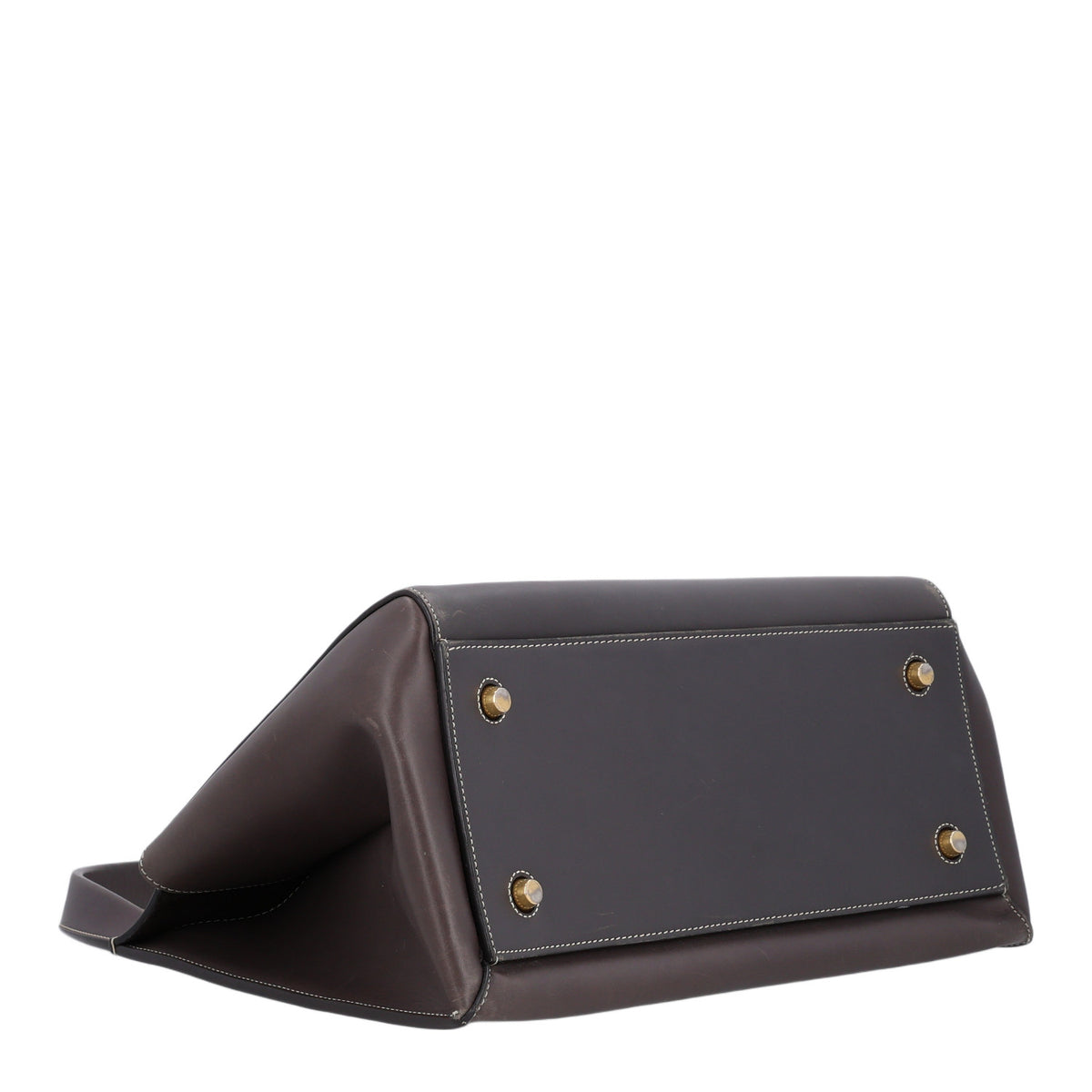 Celine Smooth Calfskin Medium Edge Shoulder Bag Grey 3 of 9