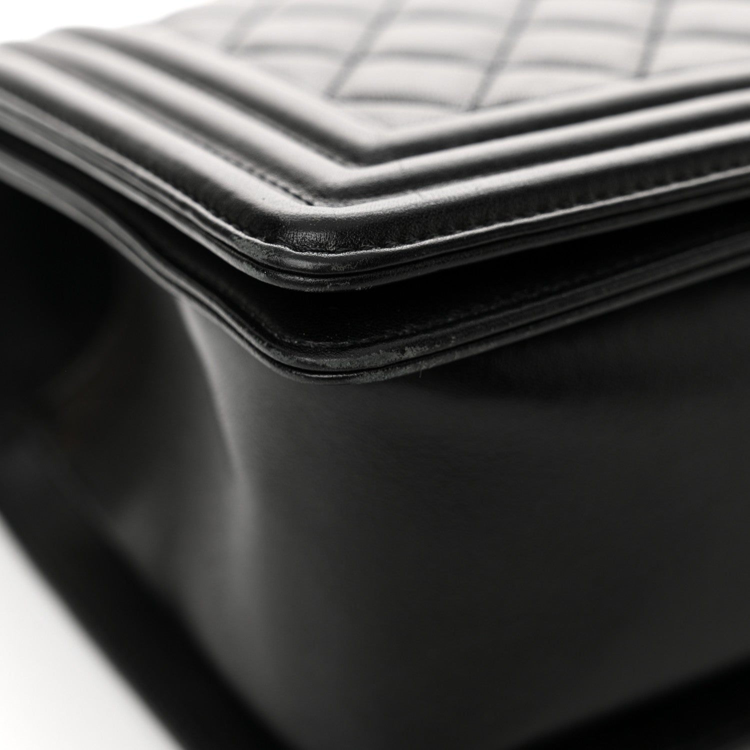 Chanel Calfskin Quilted Medium Boy Flap Black 14 of 16