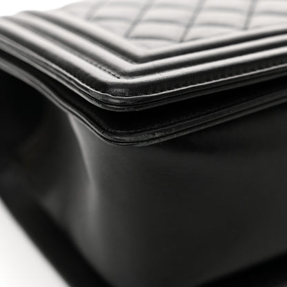 Chanel Calfskin Quilted Medium Boy Flap Black 14 of 16