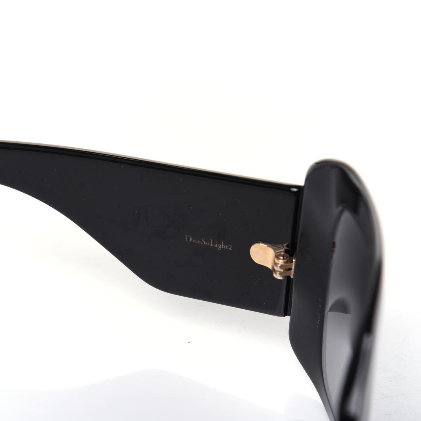 Acetate DiorSo Light 2 Shield Sunglasses Black