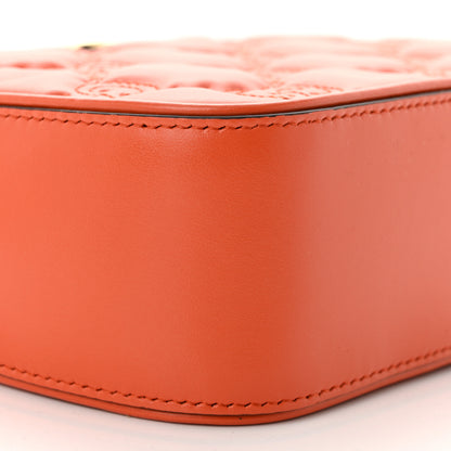 Gucci Calfskin GG Matelasse Shoulder Bag Spring Orange Natural 10 of 10