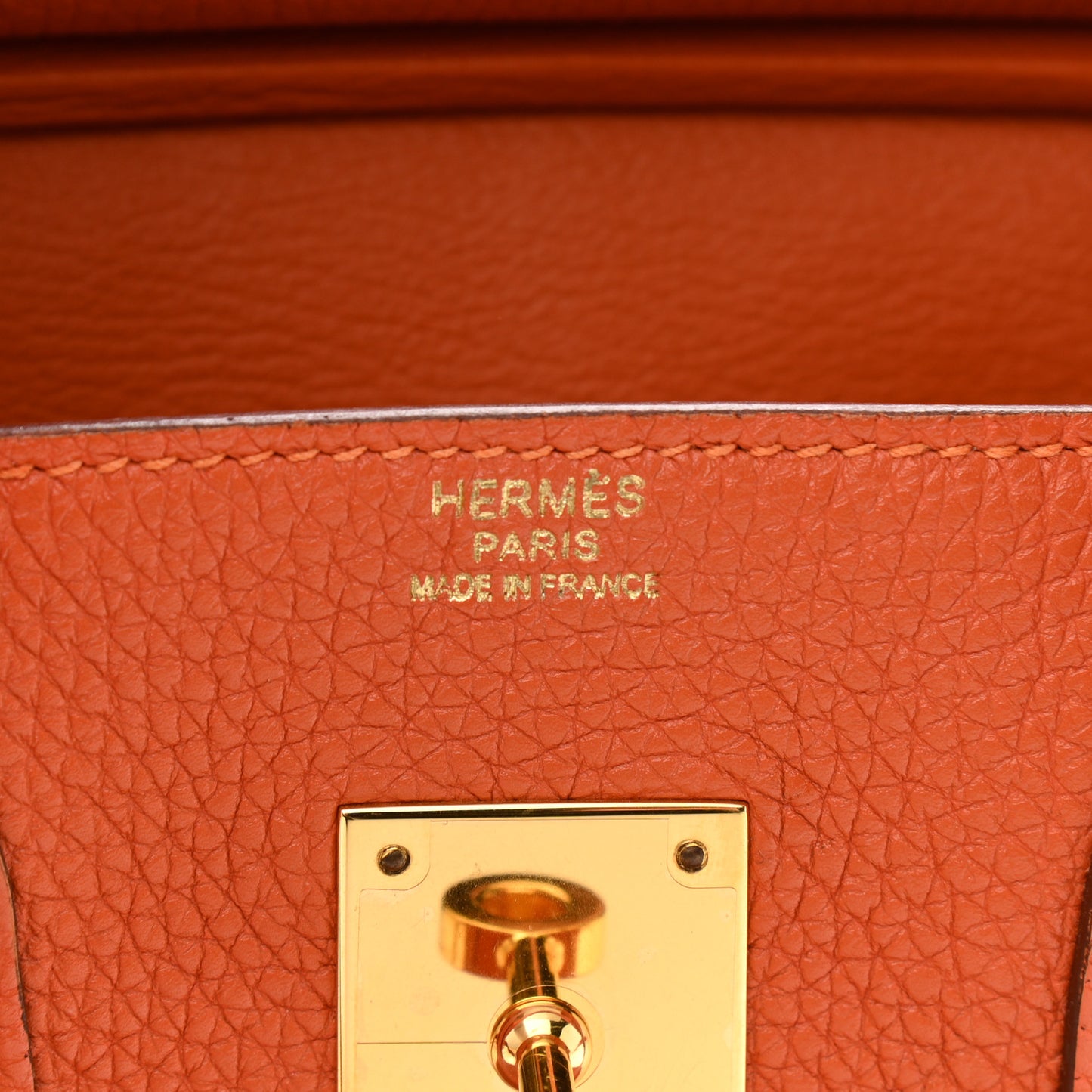 Togo Birkin 30 Orange