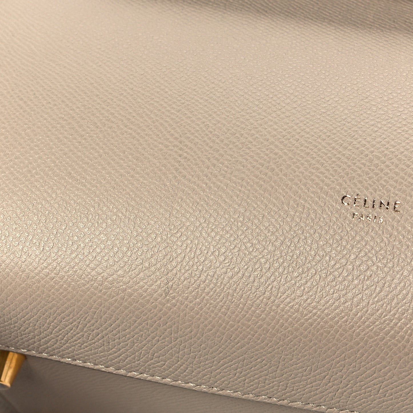Grained Calfskin Mini Belt Bag Light Taupe