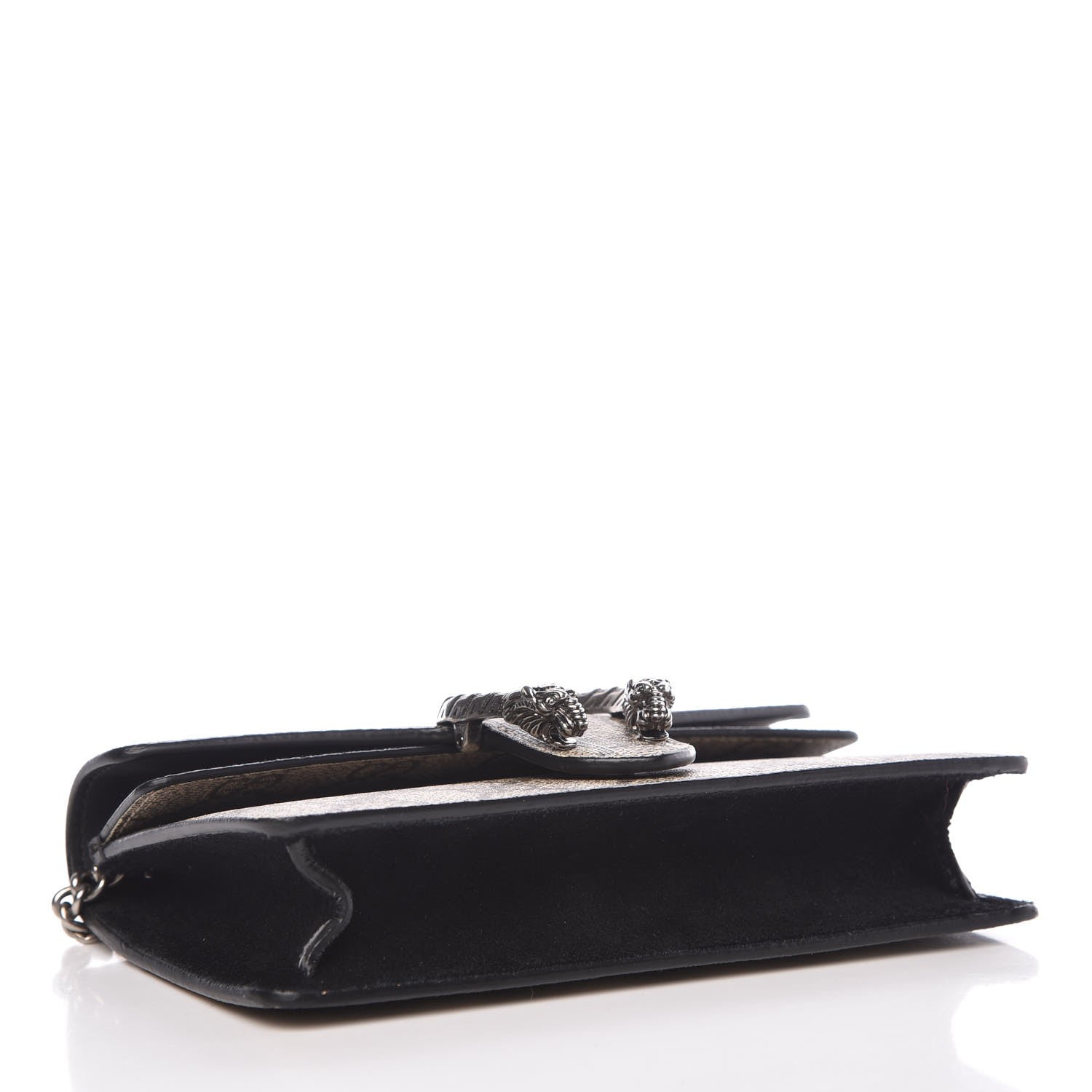 Gucci GG Supreme Monogram Super Mini Dionysus Shoulder Bag Black 4 of 7