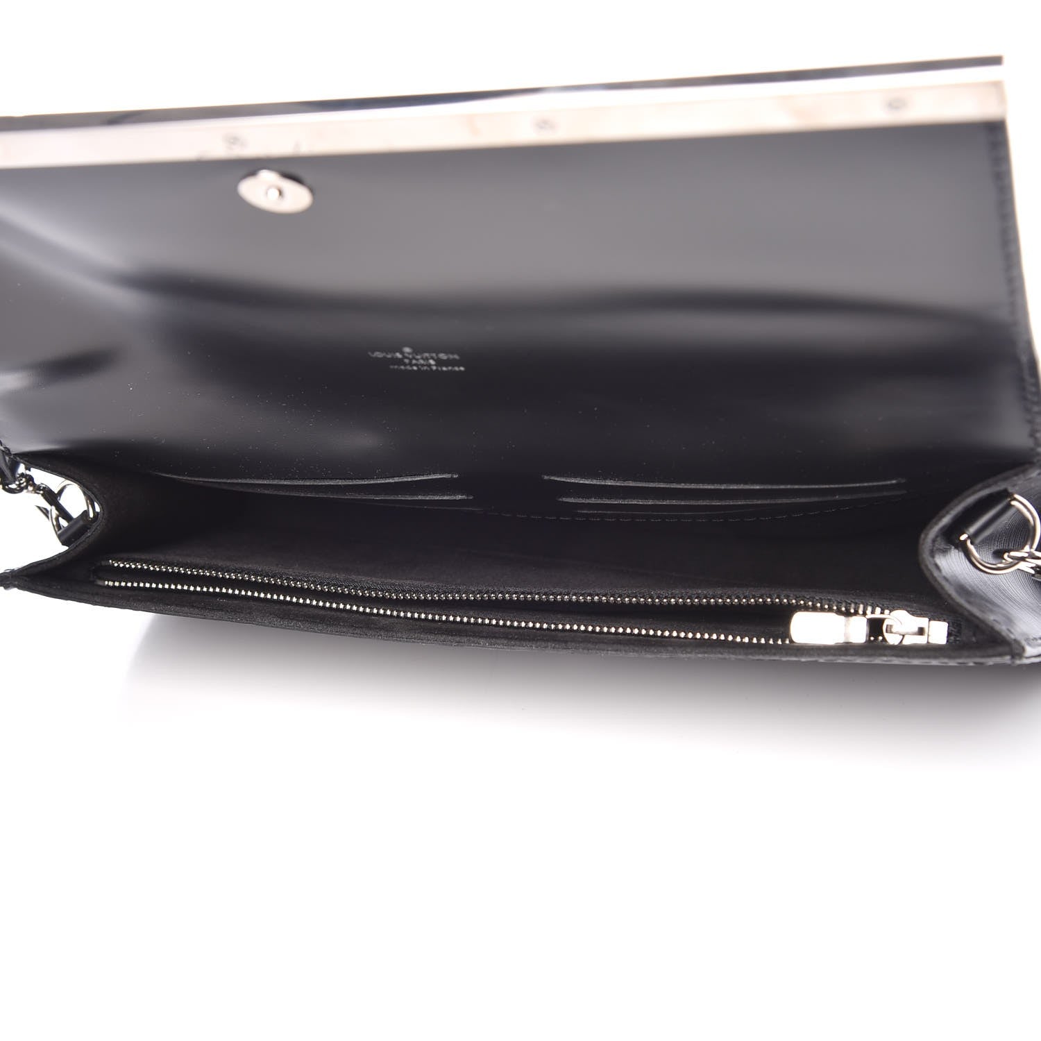 Louis Vuitton Epi Sevigne Clutch Black 5 of 8