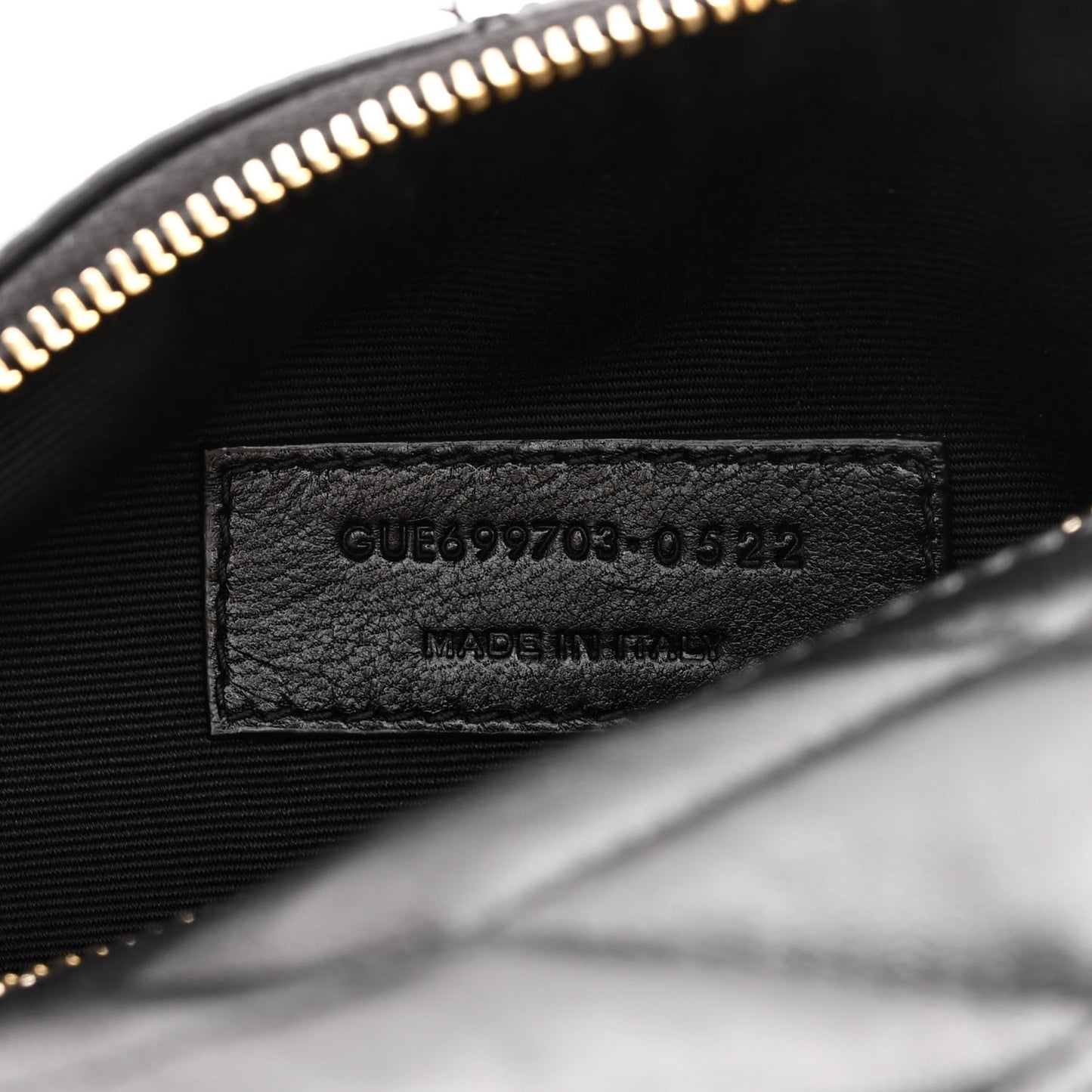 Lambskin Monogram Mini Sade Tube Bag Black